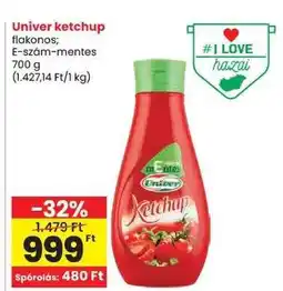 Spar UNIVER Ketchup ajánlat