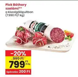 Spar Pick Báthory szalámi ajánlat