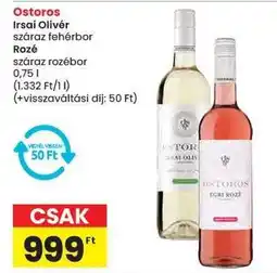 Spar Ostoros Irsai Olivér ajánlat