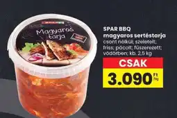 Spar SPAR BBQ magyaros sertéstarja ajánlat