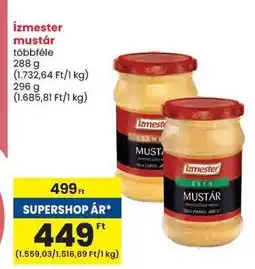 Spar Ízmester mustár ajánlat