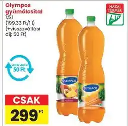 Spar OLYMPOS GYÜMÖLCSITAL ajánlat