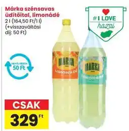 Spar Márka szénsavas üdítőital, limonádé ajánlat