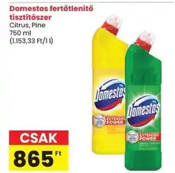 Spar Domestos fertőtlenítő tisztítószer ajánlat