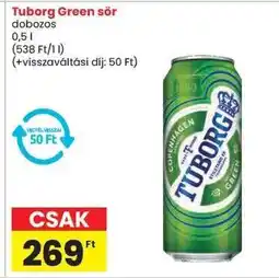 Spar Tuborg Green sör ajánlat
