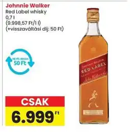 Spar JOHNNIE WALKER Red Label Whisky ajánlat