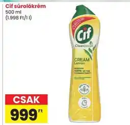 Spar CIF Súrolókrém ajánlat