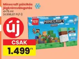 Spar Minecraft pálcikás jégkrémválogatás ajánlat