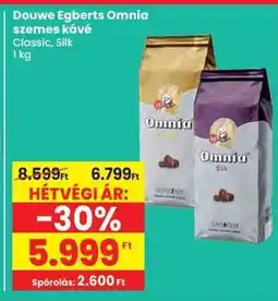Spar Douwe Egberts Omnia Szemes Kávé ajánlat