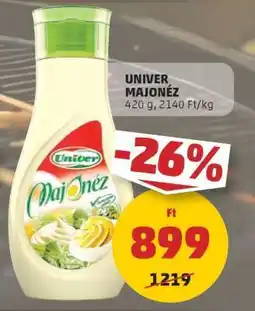 PENNY UNIVER﻿﻿ Majonéz ajánlat