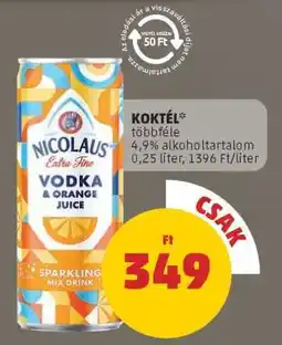 PENNY Nicolaus Vodka & Orange Juice ajánlat