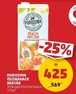 PENNY Purissima Őszibarack Nektár ajánlat