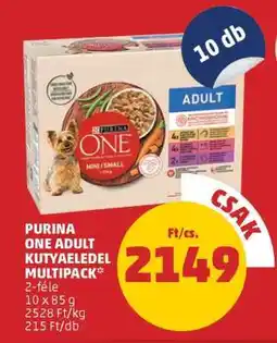 PENNY Purina One Adult Kutyaeledel Multipack ajánlat