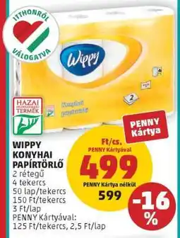 PENNY Wippy Konyhai Papírtörlő ajánlat