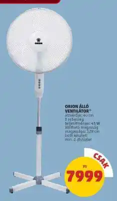 PENNY ORION ÁLLÓ VENTILÁTOR ajánlat