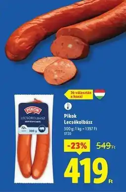 Lidl PIKOK Lecsókolbász ajánlat