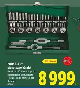 Lidl PARKSIDE Menetvágó készlet ajánlat
