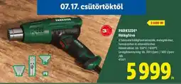 Lidl PARKSIDE Hőlégfúvó ajánlat