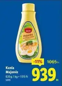 Lidl KANIA Majonéz ajánlat