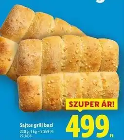 Lidl Sajtos grill buci ajánlat