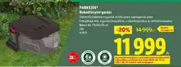 Lidl PARKSIDE Robotfűnyíró garázs ajánlat