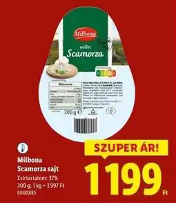 Lidl Milbona Scamorza sajt ajánlat