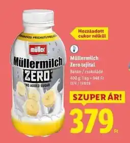 Lidl Müllermilch Zero tejital ajánlat