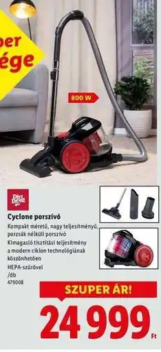 Lidl Cyclone porszívó ajánlat