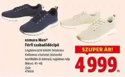 Lidl esmara Men Férfi szabadidőcipő ajánlat