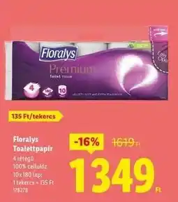 Lidl Florays Toalettpapír ajánlat