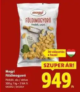 Lidl MOGYI Földimogyoró ajánlat