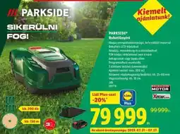 Lidl PARKSIDE Robotfűnyíró ajánlat