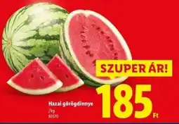 Lidl Hazai görögdinnye ajánlat