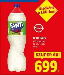 Lidl Fanta Exotic ajánlat