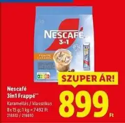 Lidl NESCAFÉ 3in1 Frappé ajánlat