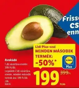 Lidl Avokádó ajánlat