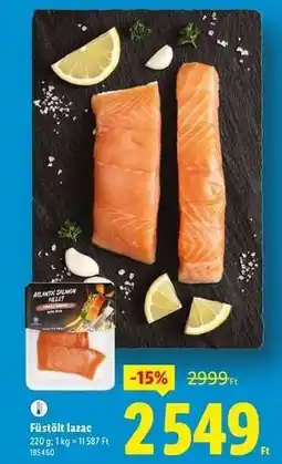 Lidl Füstölt lazac ajánlat