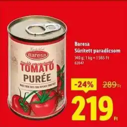 Lidl Baresa Sűrített paradicsom ajánlat