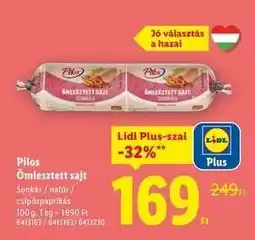 Lidl Pilos Ömlesztett sajt ajánlat