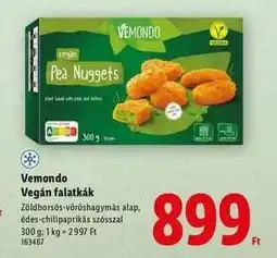 Lidl VEMONDO Vegán falatkák ajánlat