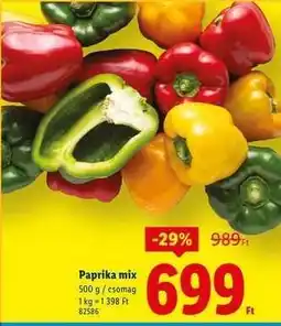 Lidl Paprika mix ajánlat