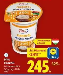 Lidl Pilos Finomföl ajánlat