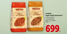 Lidl Combino Vegán fusilli száraztészta ajánlat