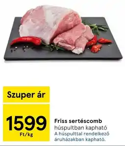 Tesco Friss sertéscomb ajánlat