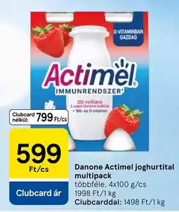 Tesco Danone Actimel joghurtital multipack ajánlat