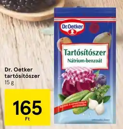 Tesco Dr. Oetker tartósítószer ajánlat