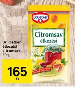 Tesco Dr. Oetker étkezési citromsav ajánlat