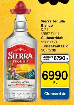 Tesco Sierra Tequila Blanco ajánlat