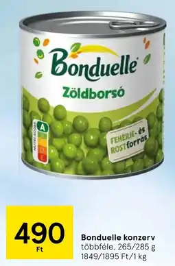 Tesco Bonduelle konzerv ajánlat