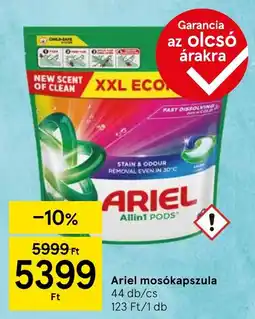 Tesco Ariel mosókapszula ajánlat